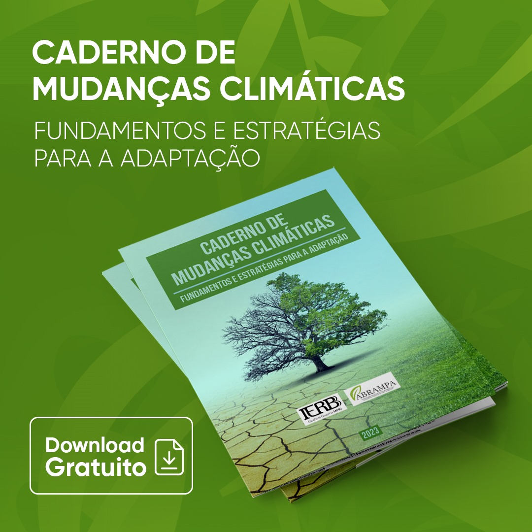 Capa da primeira edição do Caderno de Mudanças Climáticas