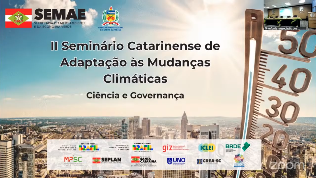 II Seminário Catarinense de Adaptação às Mudanças Climáticas