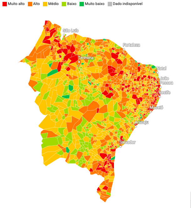 adaptabrasil - inundações, enxurradas e alagamentos no Nordeste