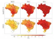 “Observa-se que o aquecimento regional é maior do que a média global estimada e os modelos utilizados nos estudos indicam que o aquecimento regional pode chegar até quatro graus [acima da média global]”, explica Lincoln Alves, pesquisador do Instituto Nacional de Pesquisas Espaciais (INPE) e responsável pelas projeções climáticas da Quarta Comunicação Nacional.  Isso quer dizer que, em geral, as projeções indicam que regionalmente as temperaturas médias ficarão maiores que a média global.