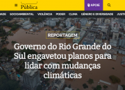 Captura de tela da reportagem no site Agência Pública.