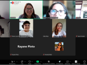 Captura de tela de uma das capacitações online realizadas pelo AdaptaBrasil.